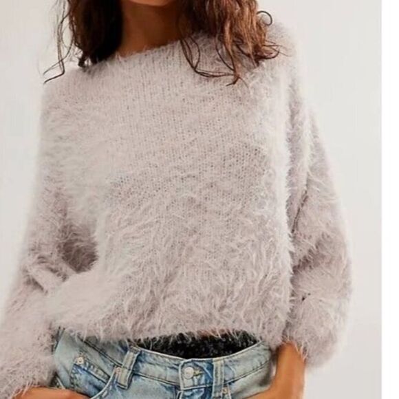 Free People Sweaters - NWT Free People eyelash sweater-GG16